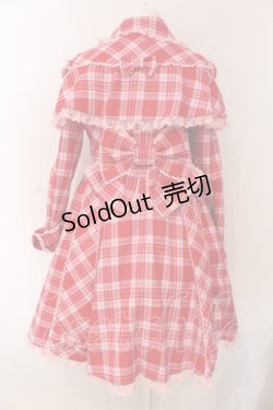 画像6: Angelic Pretty / ワンダートリップタータントレンチコート  アカ×ピンクチェック O-25-04-08-036-AP-CO-IG-OS