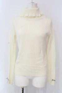 Amavel / ハイネックニット  アイボリー O-25-04-08-040-CA-TO-IG-ZT0502