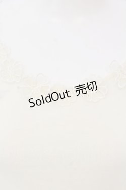 画像2: F i.n.t / フラワーモチーフ&シースルー袖トップス  アイボリー O-25-04-08-041-CA-TO-IG-OS