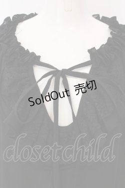 画像2: CHOICE / ドットティアード切り替えワンピース  ブラック×ホワイト O-25-04-08-045-PU-OP-IG-OS