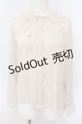 an another angelus / レースヨーク衿ブラウス F ベージュ O-25-04-08-007-CA-BL-OW-OS