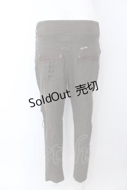 画像3: Ozz oneste / 裾編み上げパンツ  カーキブラウン O-25-04-08-053-OO-PA-IG-OS