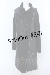 Ozz Croce / 裏起毛ハイネックワンピース  ブラック O-25-04-08-055-OO-OP-IG-OS