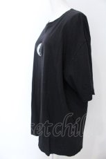 画像2: 【SALE】KRY CLOTHING / 「YINANDYANG」BIGTシャツ  ブラック O-25-04-08-059-EL-TO-IG-ZT021 (2)