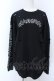 画像1: KRY CLOTHING / 「明日が来ませんように」BIGスウェットトップス  ブラック O-25-04-08-060-EL-TO-IG-OS (1)