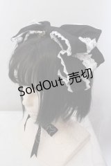 ALICE and the PIRATES / Dolly Ribbonヘッドドレス  クロ×シロ O-25-04-08-069-PA-AC-IG-OS