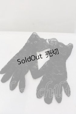 画像1: LOLITAその他 / レースグローブ  ブラック O-25-04-08-076-LO-ZA-IG-OS