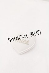MILK / レザーハートバレッタ  オフシロ O-25-04-08-077-ML-AC-IG-OS