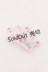 MILK / ティアラワッペンバレッタ  ピンク O-25-05-27-1012-ML-AC-IG-ZT444-F005