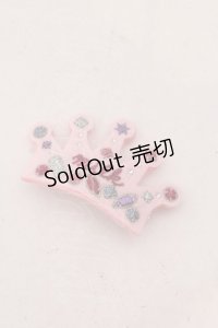 MILK / ティアラワッペンバレッタ  ピンク O-25-05-27-1012-ML-AC-IG-ZT444-F005