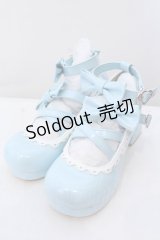 axes femme kawaii / //ダブルリボンスカラップパンプス M 公式色展開ミント O-25-04-08-081-AX-SH-IG-OS