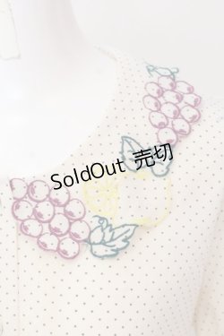 画像2: Fi.n.t / フルーツ刺繍襟ブラウス F アイボリー O-25-04-08-009-CA-BL-OW-OS