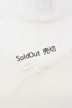 画像2: Fi.n.t / ドットチュール切替ニット F アイボリー O-25-04-08-012-CA-TO-OW-OS