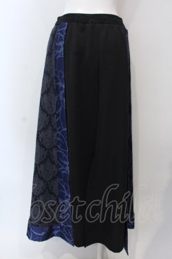 画像4: Qutie Frash / 和柄プリーツロンスカ  ブルー O-25-04-08-015-QU-SK-OW-ZI