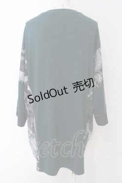 画像3: Qutie Frash / 和柄BIG　T F グリーン×ドラゴン O-25-04-08-016-QU-TO-OW-OS
