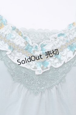 画像2: axes femme / 花柄ロングインナープルオーバー M ブルー O-25-04-08-002-AX-TO-OW-OS