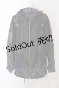 REFLEM / シアー切替ハイネックZIPパーカー  ブラック×パープル O-25-04-08-018-PU-TO-IG-OS