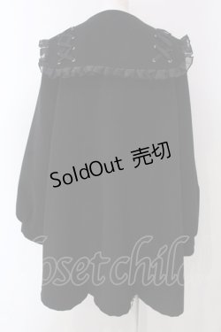 画像4: Rojita / レースアップカラーAラインコート F クロ O-25-04-08-020-LO-CO-OW-OS
