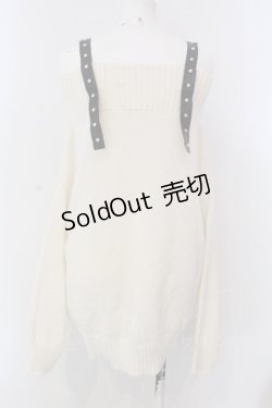 画像3: Jamieエーエヌケー / クロスニットプルオーバー F アイボリー O-25-04-08-021-CA-TO-OW-OS