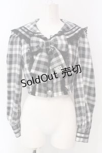 Jamieエーエヌケー / JM刺しゅうセーラー M クロ O-25-04-08-022-CA-TO-OW-OS