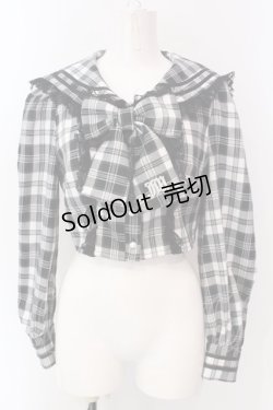 画像1: Jamieエーエヌケー / JM刺しゅうセーラー M クロ O-25-04-08-022-CA-TO-OW-OS