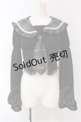 Jamieエーエヌケー / コルセットセーラーブラウス M クロ O-25-04-08-023-CA-BL-OW-OS