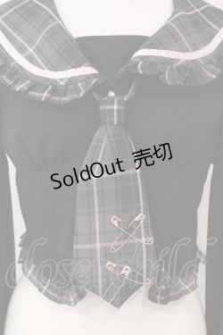 画像2: Jamieエーエヌケー / コルセットセーラーブラウス M クロ O-25-04-08-023-CA-BL-OW-OS