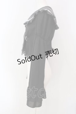 画像3: Jamieエーエヌケー / コルセットセーラーブラウス M クロ O-25-04-08-023-CA-BL-OW-OS