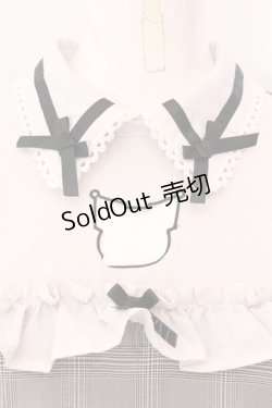 画像2: DearMyLove / クロミチェックワンピース M グレー O-25-04-08-024-EL-OP-OW-OS