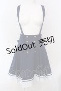 Amavel / Crown Emblemサイドプリーツマリンスカパン  ネイビー O-25-04-10-004-CA-PA-IG-OS