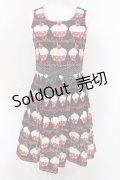 Shirley Temple / カップケーキジャンパースカート 160cm クロ O-25-04-10-027-ET-OP-IG-OS