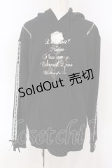 Ank Rouge / ローズpt肩ZIPパーカー  クロ O-25-04-10-037-CA-TO-IG-OS