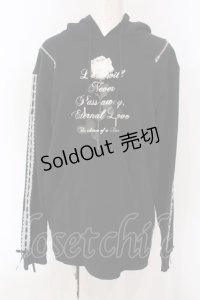 Ank Rouge / ローズpt肩ZIPパーカー  クロ O-25-04-10-037-CA-TO-IG-OS