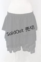 MIHO MATSUDA / 3段ティアードスカート  ブラック O-25-04-10-043-GO-SK-IG-OS