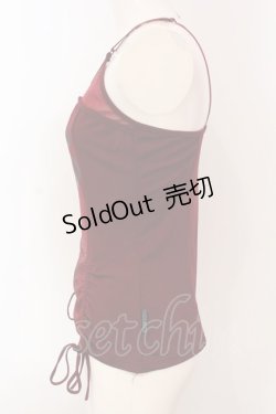 画像3: Ozz oneste / 和柄ptチャイナ釦キャミソール  ワイン O-25-04-10-045-OO-TO-OW-OS
