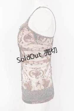 画像3: OZZ ANGELO / 壁画柄キャミソール  マルチ O-25-04-10-046-OO-TO-OW-OS