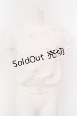 Secret Honey / マリンモチーフ使いカットソー  シロ O-25-04-10-050-CA-TO-OW-OS