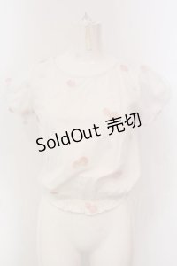 Secret Honey / マリンモチーフ使いカットソー  シロ O-25-04-10-050-CA-TO-OW-OS