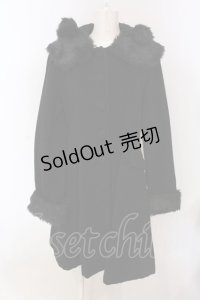 metamorphose / くまみみコート  クロ O-25-04-10-052-ME-CO-IG-OS