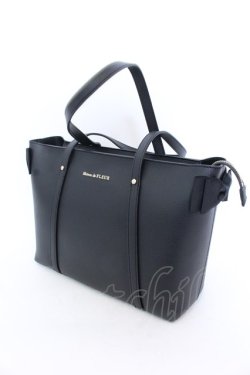 画像1: Maison de FLEUR / Copainサイドリボンバッグ  クロ O-25-04-10-1001-LO-BG-OW-ZT308