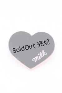 MILK / ダブルハートバレッタ  クロ×ピンク O-25-04-10-1039-ML-AC-IG-ZT-K019