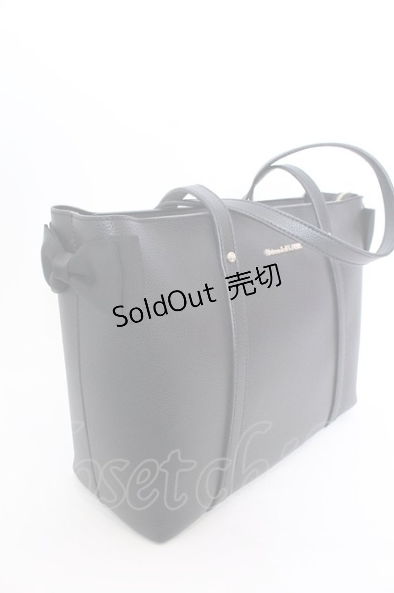 画像2: 【SALE】Maison de FLEUR / Copainサイドリボンバッグ  クロ O-25-04-10-1001-LO-BG-OW-ZT308 (2)