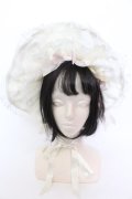 BABY,THE STARS SHINE BRIGHT / はるちゃんのFee des fleursボンネット  生成り O-25-04-10-1007-BA-AC-IG-ZT-K019