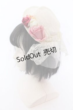画像1: axes femme / ローズストローミニハット  キナリ O-25-04-10-1008-AX-AC-OW-ZT-K019