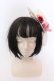 画像2: axes femme / ローズストローミニハット  キナリ O-25-04-10-1008-AX-AC-OW-ZT-K019 (2)