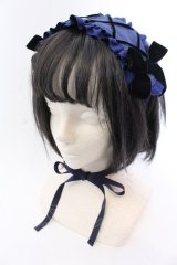 MILK / Poupee ヘッドドレス  ブルーデニム O-25-04-10-1011-ML-AC-OW-ZT-K019