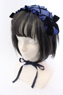 画像1: MILK / Poupee ヘッドドレス  ブルーデニム O-25-04-10-1011-ML-AC-OW-ZT-K019
