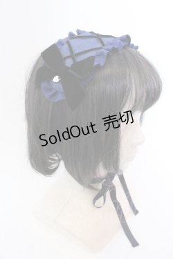 画像2: MILK / Poupee ヘッドドレス  ブルーデニム O-25-04-10-1011-ML-AC-OW-ZT-K019