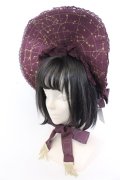 Angelic Pretty / メルカトル骨董品店ボンネット  ワイン O-25-04-10-1012-AP-AC-OW-ZT-K019