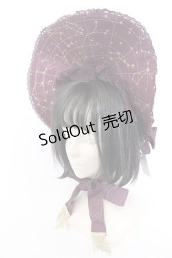 画像1: Angelic Pretty / メルカトル骨董品店ボンネット  ワイン O-25-04-10-1012-AP-AC-OW-ZT-K019